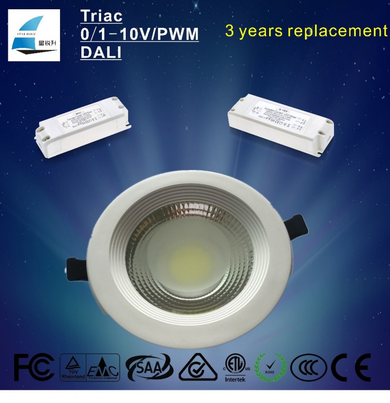 Dali調光led cobダウンライト3ワットから深センmanufaturer-LED Downlights問屋・仕入れ・卸・卸売り