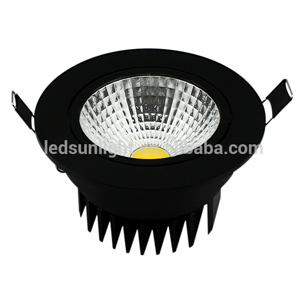 2016工場バルク販売黒色高品質7ワットcob ledライトダウンライト-LED Downlights問屋・仕入れ・卸・卸売り