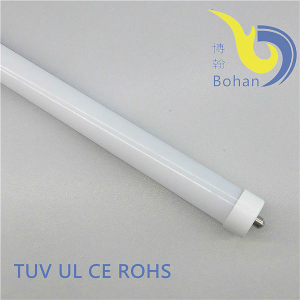 米国熱い販売!! t8 40ワット8フィートシングルピンledチューブライトce rohs emc-LEDの管はつく問屋・仕入れ・卸・卸売り