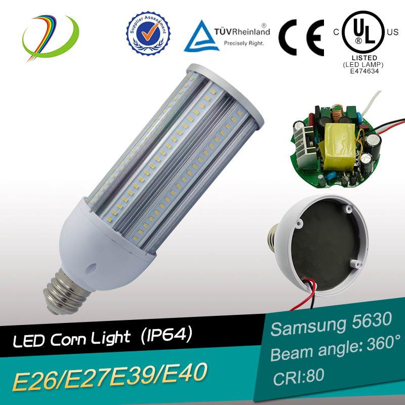 熱い販売45ワットledトウモロコシ電球ul dlcが承認ベースe26 e27 e39 e40 ledトウモロコシライト防水e27 ul dlcレトロフィット電球-LEDの球根ライト問屋・仕入れ・卸・卸売り