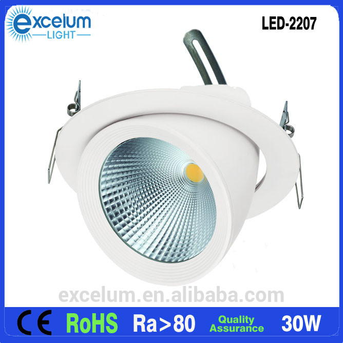 ホット販売製品30ワットcob led埋め込みダウンライト商業照明佛山-LED Downlights問屋・仕入れ・卸・卸売り