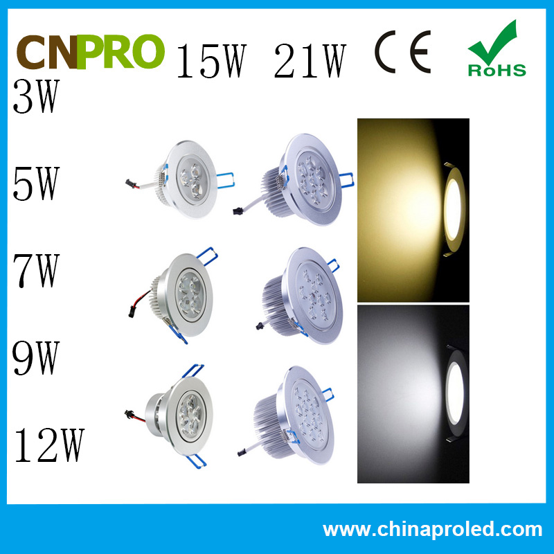 ホット販売アルミ15ワットledダウンライトac85-265v 2年warrantly-LED Downlights問屋・仕入れ・卸・卸売り