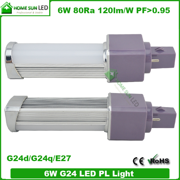熱い販売6ワット電球ランプ2ピン4ピンg24 pl led-LED Downlights問屋・仕入れ・卸・卸売り