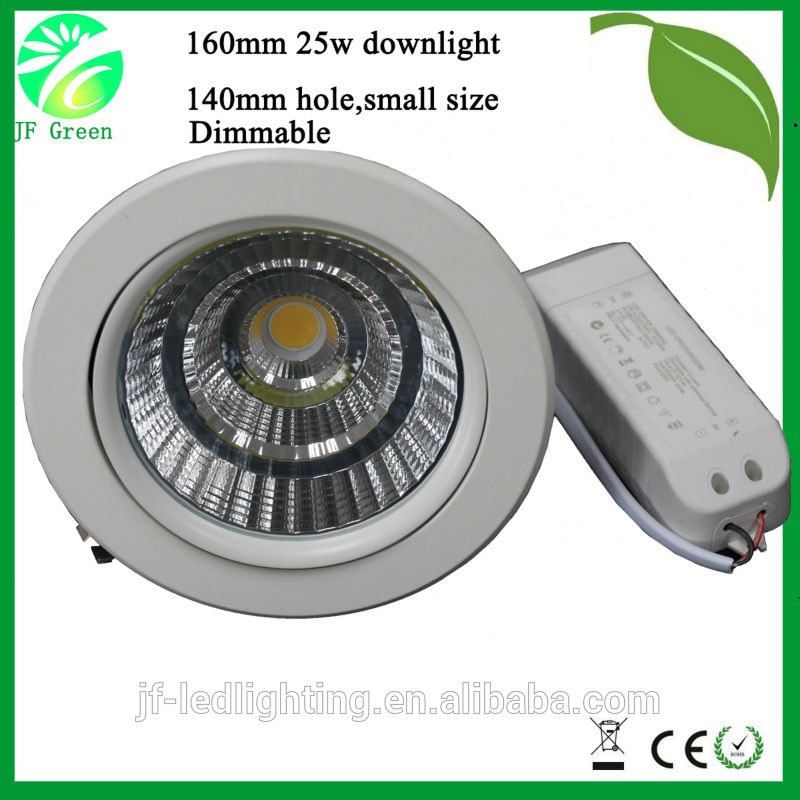 小さな光25ワットcobled調光可能な-LED Downlights問屋・仕入れ・卸・卸売り