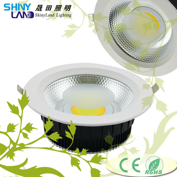 cobダウンライト、 15w20w30wcobledダウンライトcerohs指令、 調光ledダウンライトアイシールドが-LED Downlights問屋・仕入れ・卸・卸売り