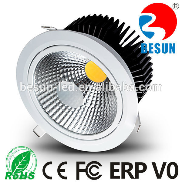 2016熱い販売トライアックwifi調光対応アルミランプボディ40ワットcob ledダウンライト-LED Downlights問屋・仕入れ・卸・卸売り