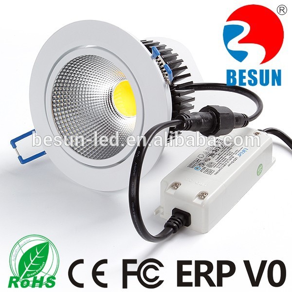 2016プロモーション!より高い品質1100lm led商業照明調光可能10ワットcob ledダウンライト-LED Downlights問屋・仕入れ・卸・卸売り
