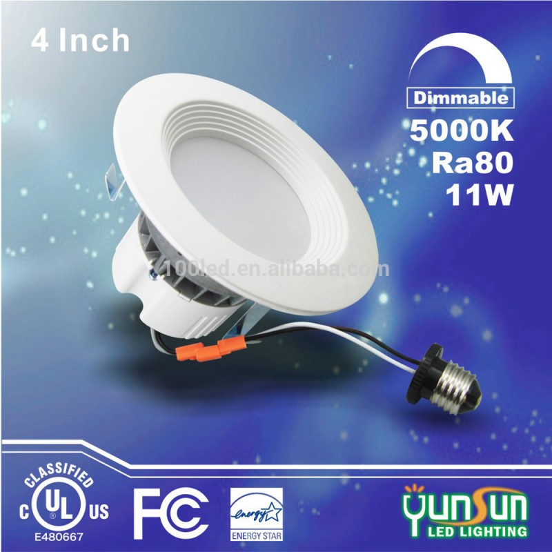 4インチ5000 k ra80調光対応、ul ledダウンライト75ワット相当ul fccエネルギースターリスト-LED Downlights問屋・仕入れ・卸・卸売り