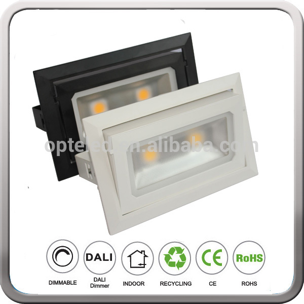 凹型ジンバル長方形を導いた主導ショップライター40w45wledダウンライト-LED Downlights問屋・仕入れ・卸・卸売り