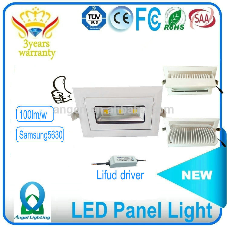 2015熱い販売の長方形の調節可能なledダウンライトcobsmd3年間の保証付き高品質-LED Downlights問屋・仕入れ・卸・卸売り