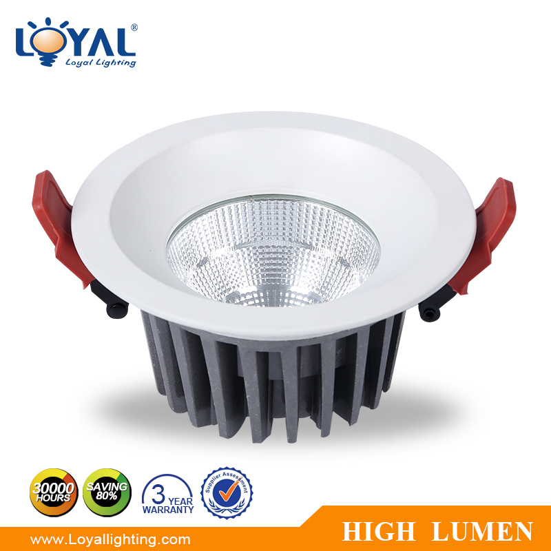 Ip20高効率アルミbridgeluxのcob 12ワットledダウンライト-LED Downlights問屋・仕入れ・卸・卸売り