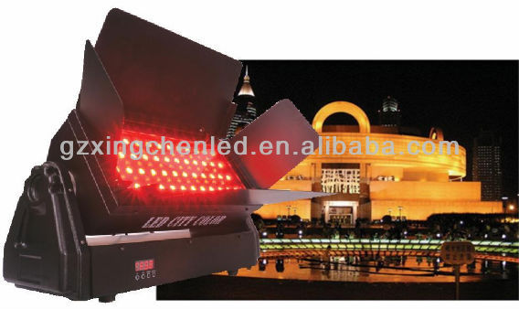 Ledxc-a-01248個小都市1でライト4フルカラーled色ビーム光-LEDはランプを映す問屋・仕入れ・卸・卸売り