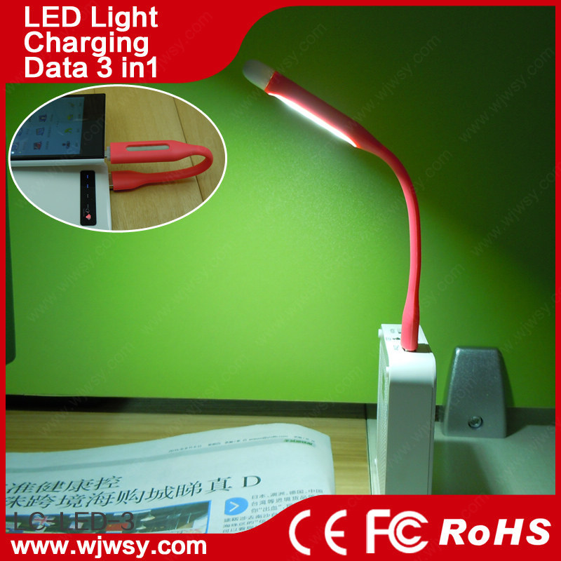 中国工場卸売1.2wusb充電式ledブックライトdestのランプusbポートを備えたマルチカラー-LEDはライトを予約する問屋・仕入れ・卸・卸売り