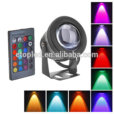 2.4グラムリモートrgb 10ワットip68スイミングプールled水中ライト-プールはつく問屋・仕入れ・卸・卸売り