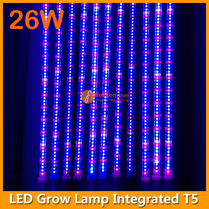 光を育てる26w85-265vac4ftled水耕栽培120センチメートルt5管垂直庭園統合された植物のランプを導いた-LEDはライトを育てる問屋・仕入れ・卸・卸売り
