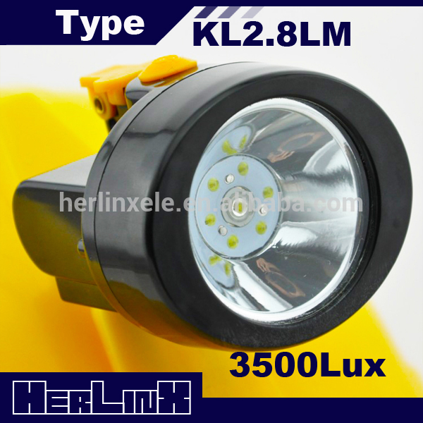Kl2.8lm( b) 2.8ah主導の鉱山労働者ヘルメットライト-LEDヘッドライト問屋・仕入れ・卸・卸売り
