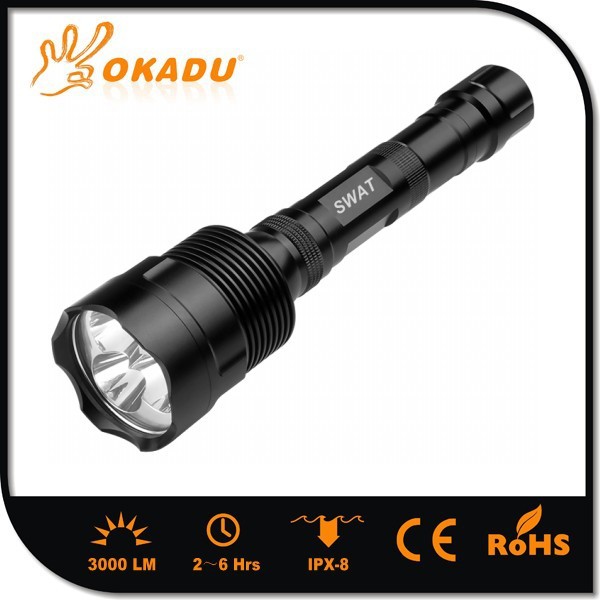ハイパワー3000ルーメン充電式クリーxm-lt6戦術led懐中電灯防水-LED懐中電灯問屋・仕入れ・卸・卸売り