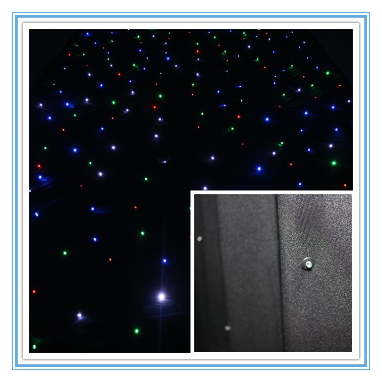 rgbwdmx制御とカラーled星のカーテンの背景幕のための-LEDはライトを上演する問屋・仕入れ・卸・卸売り