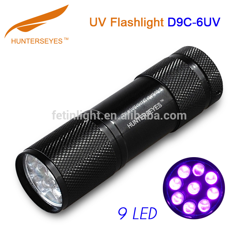 卸売20159395nm波長leduv懐中電灯アルミ合金9leduv光尿検出器工場出荷時の価格と-LED懐中電灯問屋・仕入れ・卸・卸売り