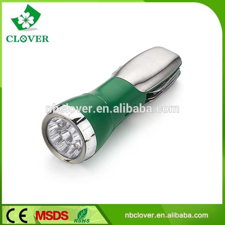 マルチ- 機能緊急4白led+1赤色ledナイフ付強い光の懐中電灯-LED懐中電灯問屋・仕入れ・卸・卸売り