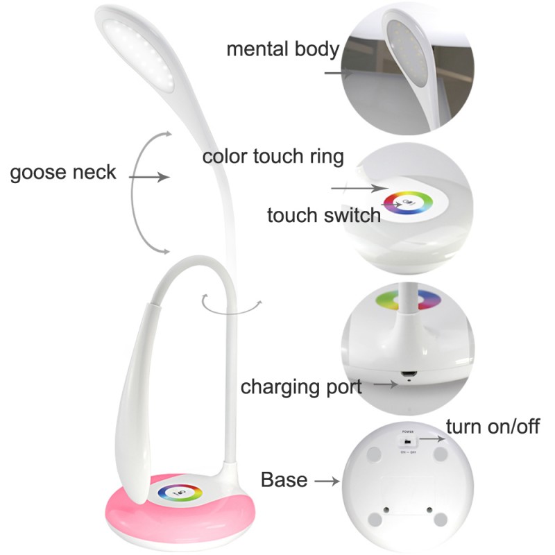 ホット販売256c led変色デスクランプled-LEDの卓上スタンド問屋・仕入れ・卸・卸売り