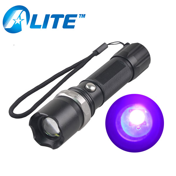充電式ブラックライト懐中電灯紫外線led uvトーチでズーム-LED懐中電灯問屋・仕入れ・卸・卸売り