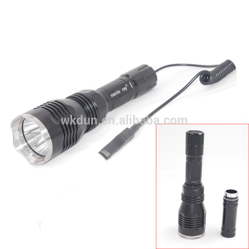 1-モードステンレス鋼マンタhs-cree XP-L v5充電式戦術tlashlight電源による2 × 18650バッテリー-LED懐中電灯問屋・仕入れ・卸・卸売り