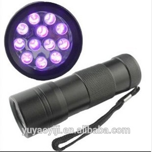 uv懐中電灯12のled懐中電灯の紫外線お金のuv蛍光検出器-LED懐中電灯問屋・仕入れ・卸・卸売り