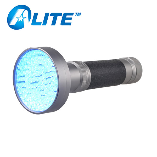100 led新しい デザイン uv ブラック ライト 5 ワット長距離uv懐中電灯ブラック ライト-LED懐中電灯問屋・仕入れ・卸・卸売り