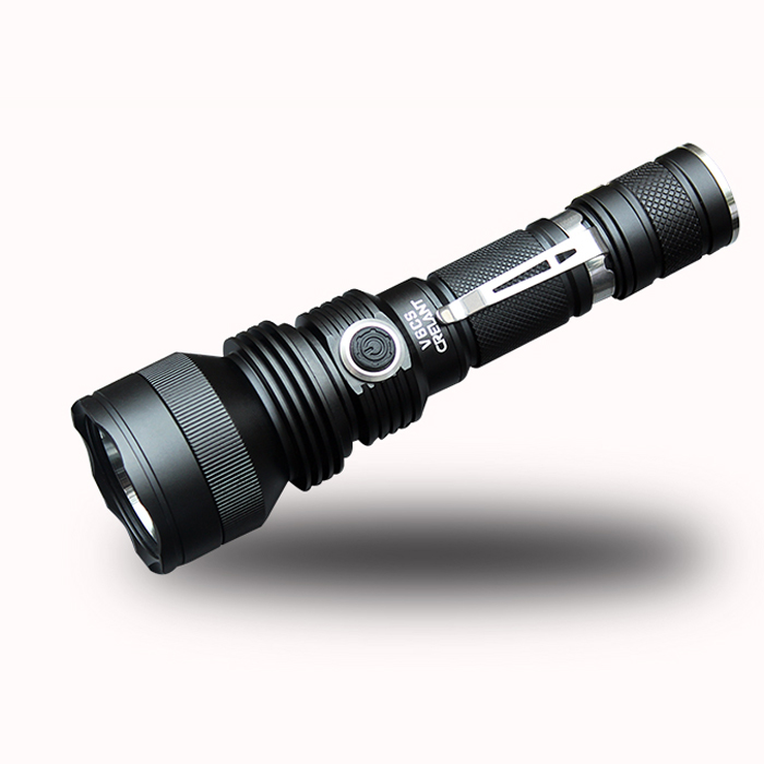 Crelant V6CS 10 ワット cree クール/中立xm-l2 led 960 ルーメン無電極調光led戦術懐中電灯-問屋・仕入れ・卸・卸売り