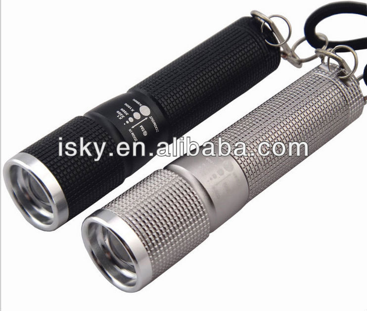 クリー懐中電灯q5ミニミニズームフォーカス無限小型電気小型電気-LED懐中電灯問屋・仕入れ・卸・卸売り
