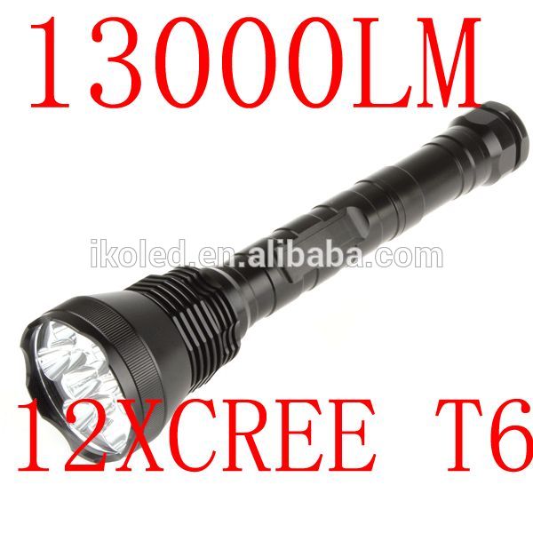 Led懐中電灯クリーxm-lt6主導12×極度の明るい130005モードの懐中電灯ルーメントーチライト-LED懐中電灯問屋・仕入れ・卸・卸売り