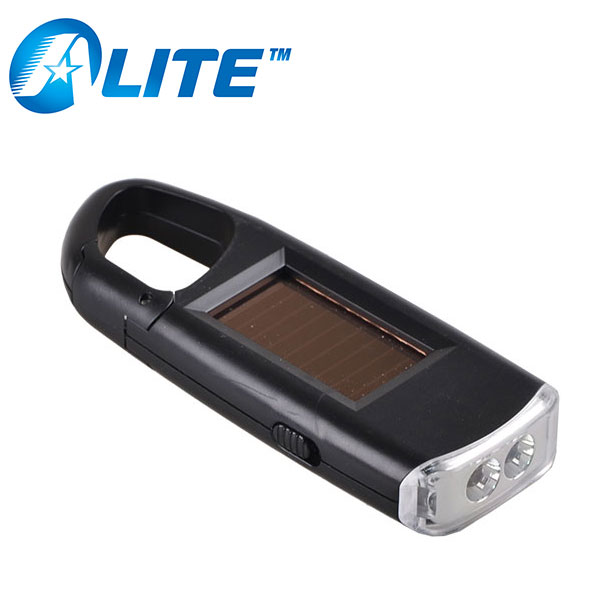 ポケット2 ledランプpvcプラスチックキーホルダーソーラーledトーチでカラビナ-問屋・仕入れ・卸・卸売り