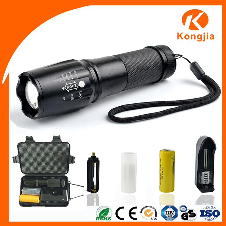 Xml t6 ledミリタリーグレード懐中電灯ハイパワー充電式led懐中電灯戦術g700 led懐中電灯-LED懐中電灯問屋・仕入れ・卸・卸売り