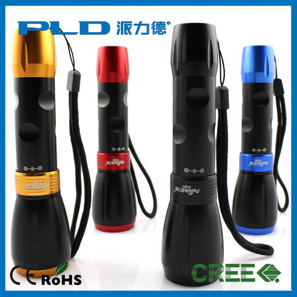 熱い販売のアルミledズーム5w5モード取り付けアーム付自転車充電式懐中電灯-LED懐中電灯問屋・仕入れ・卸・卸売り