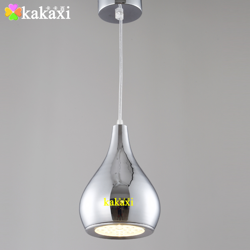 をひょうたんledペンダントライト18ワットメッキシルバーカラークリエイティブダイニングルームled droplights-LEDのペンダントはつく問屋・仕入れ・卸・卸売り