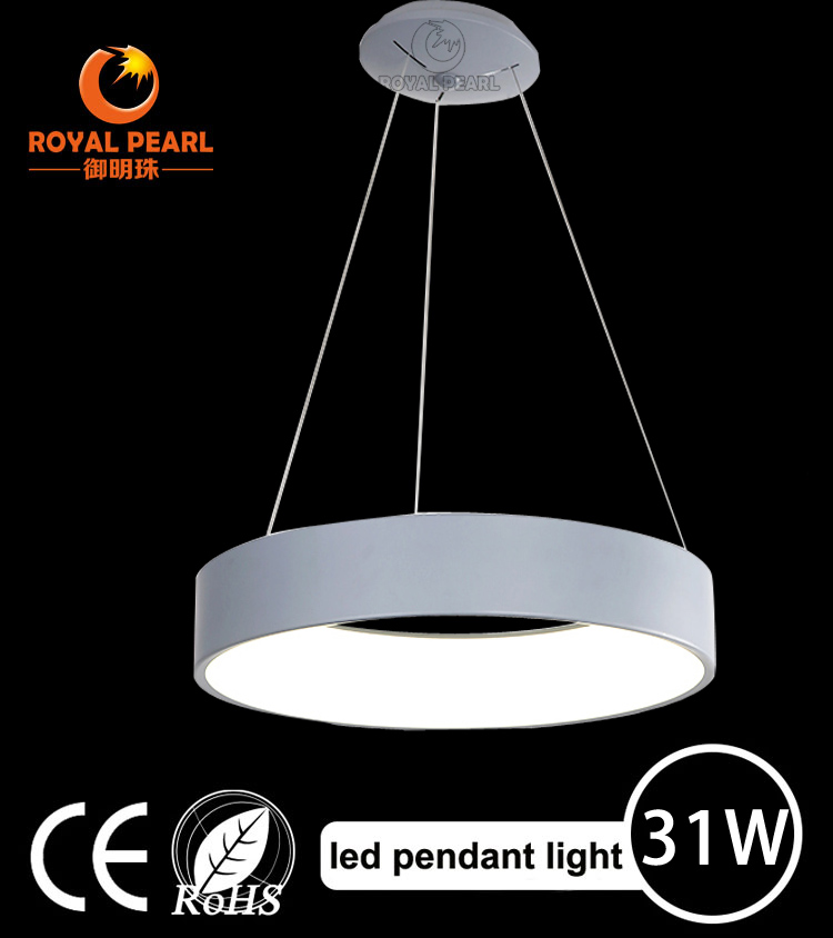 高品質円形リング現代アクリルledペンダントライトceとrohs証明書-LEDのペンダントはつく問屋・仕入れ・卸・卸売り