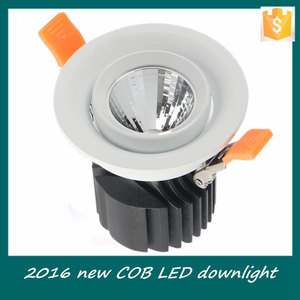 2016熱い販売ip65卸売7 ワット-15 ワット調節可能な 360度凹型調光対応cob led ダウン ライト 3年 保証-LEDの天井灯問屋・仕入れ・卸・卸売り
