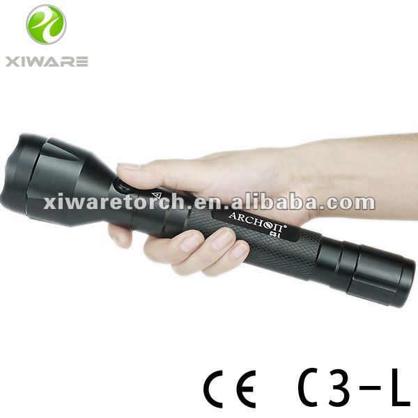 クリー族XR-E LEDの軍の極度の懐中電燈C3-L-LED道はつく問屋・仕入れ・卸・卸売り