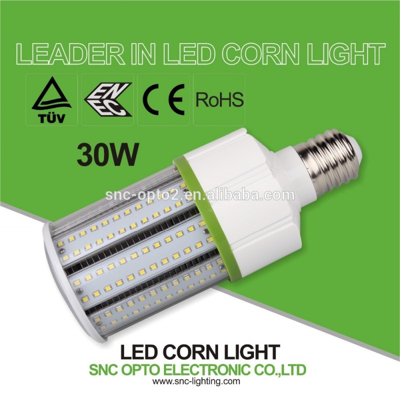 Snc高品質ip64防水30ワットe27 ledトウモロコシ電球ライトパスライトレトロフィットランプ5年保証-LED道はつく問屋・仕入れ・卸・卸売り