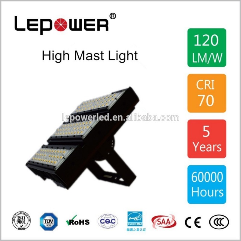 年間の保証5ip66工場倉庫産業150wハイベイライト高いマストライト-LEDの高いマストはつく問屋・仕入れ・卸・卸売り