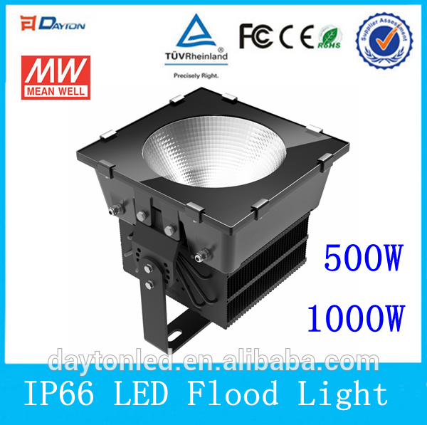 防水ip66500w1000w屋外超高輝度ledフラッドライトルーメンのフラッド壁100000meanwellドライバ-LED投光器問屋・仕入れ・卸・卸売り