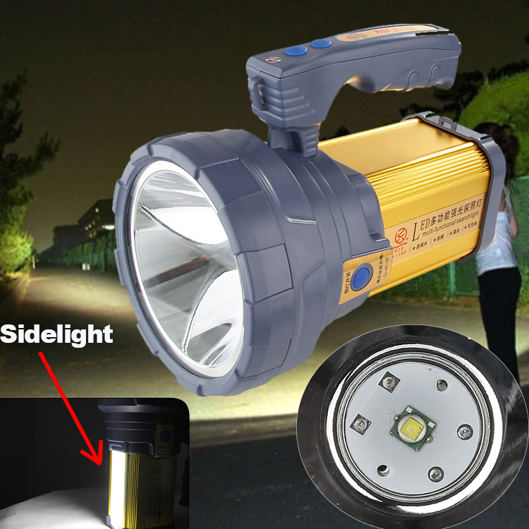 2016スーパー明る緊急ライト充電式ledサーチライトポータブル高電力ledハンドヘルド検索ライト家庭用-LEDのサーチライト問屋・仕入れ・卸・卸売り