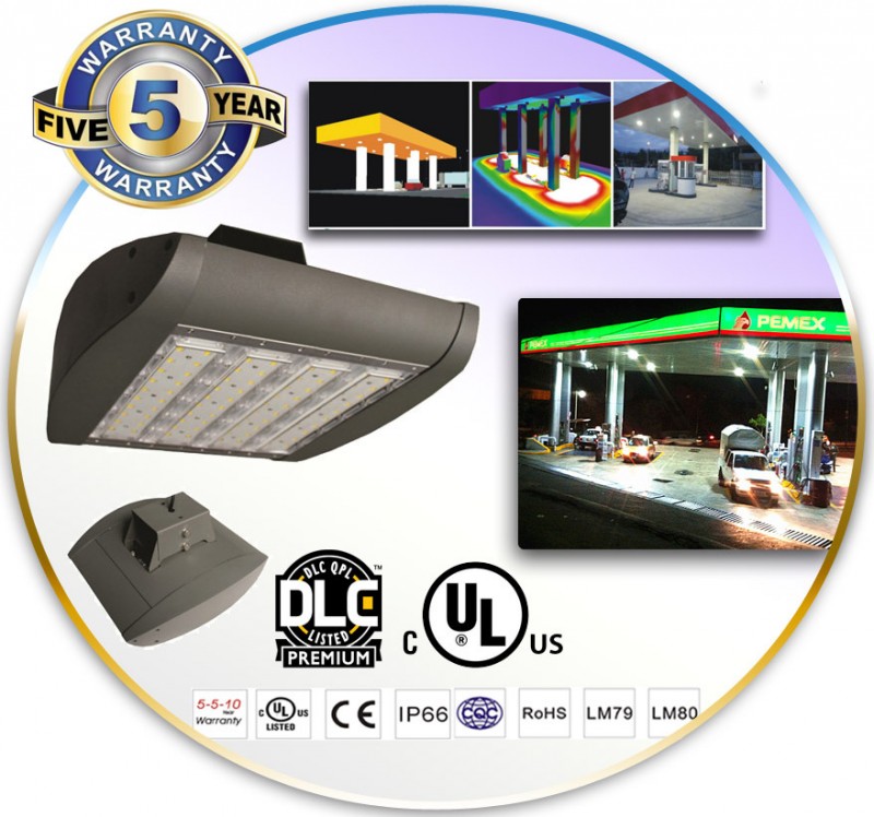 Cul ida ul dlcプレミアム用北米工場価格ガソリンスタンドライト-LEDの高いマストはつく問屋・仕入れ・卸・卸売り