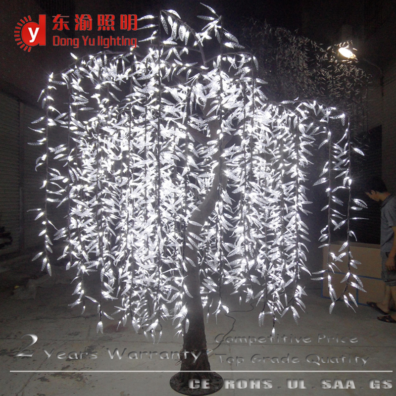 オマーンガーデン装飾風景ledウィローツリーライトホワイトled木-LEDの花火はつく問屋・仕入れ・卸・卸売り