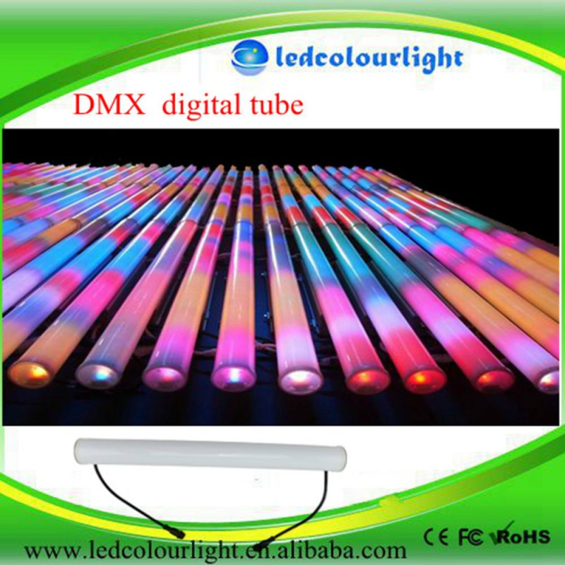 色変化ledライトを構築するチューブdmxdigiital/dmx512コントローラrgbチューブライト-デジタル導かれた管問屋・仕入れ・卸・卸売り