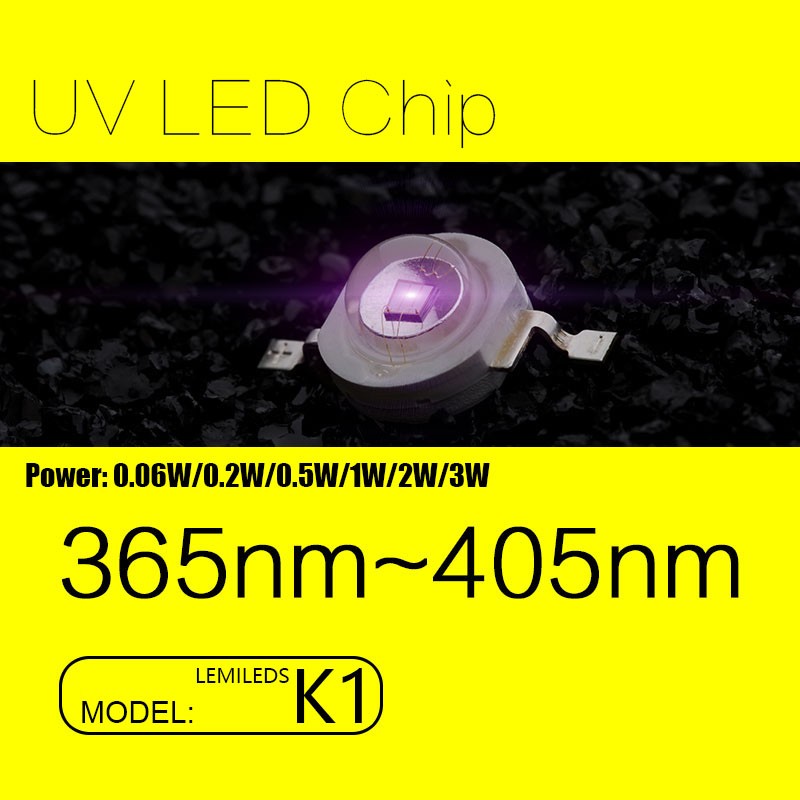 Uvled lumileds k1 パッケージ 1 ワット uv led で 365nm の波長-紫外線LED問屋・仕入れ・卸・卸売り