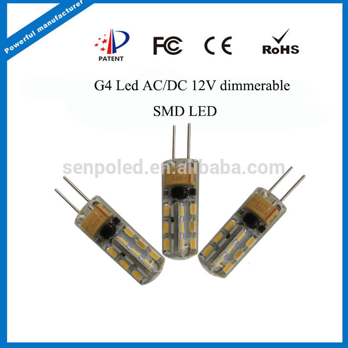 Ac/dc12vledコーンライトシリカゲル1.5w360度led電球の光-SMD LED問屋・仕入れ・卸・卸売り