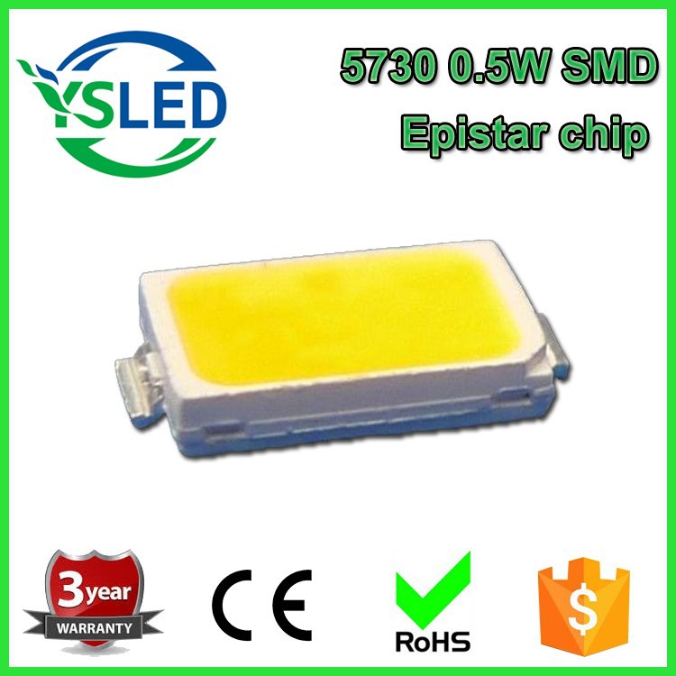 エピスターチップ0.5wsmdled573050- 60lm( rohsの証明書)-SMD LED問屋・仕入れ・卸・卸売り