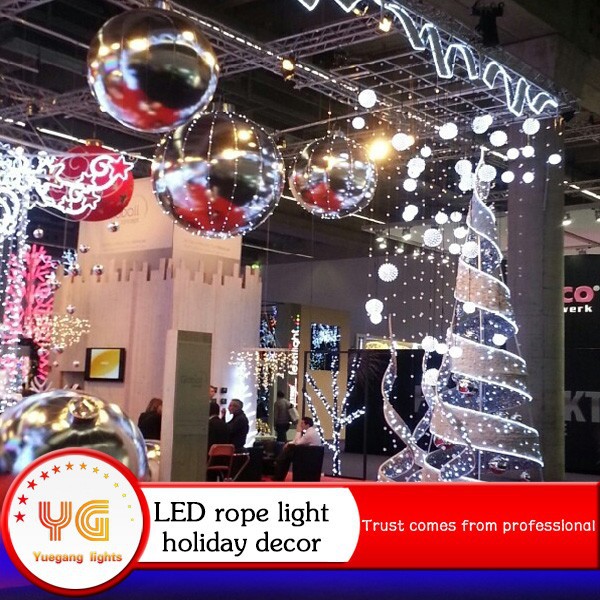 クリスマス屋外細いロープライトled54led/m壁アールデコ調光-LEDはライトをロープをかける問屋・仕入れ・卸・卸売り